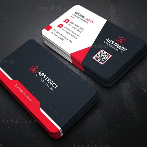 Dark Elegant Business Card Template - Template Catalog