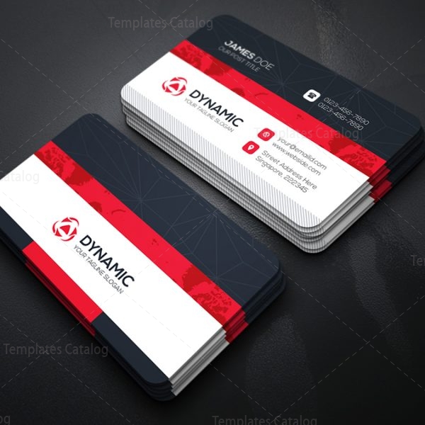 Clean Creative Business Card Template 000103 - Template Catalog