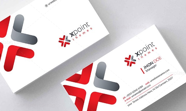 Corporate Business Card Design Template Catalog