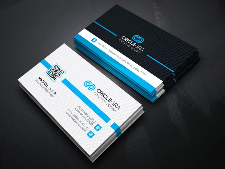 QR Code Business Card Template 4 - Template Catalog