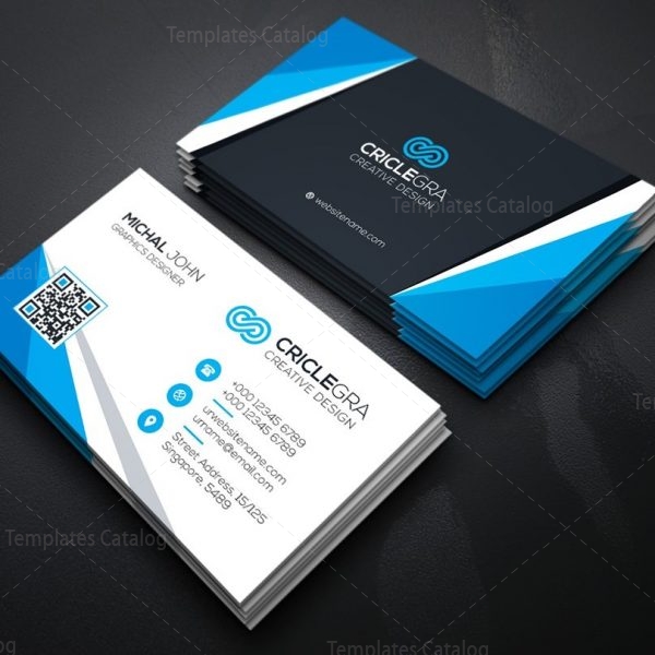 Versatile Corporate Business Card Template 000164 - Template Catalog