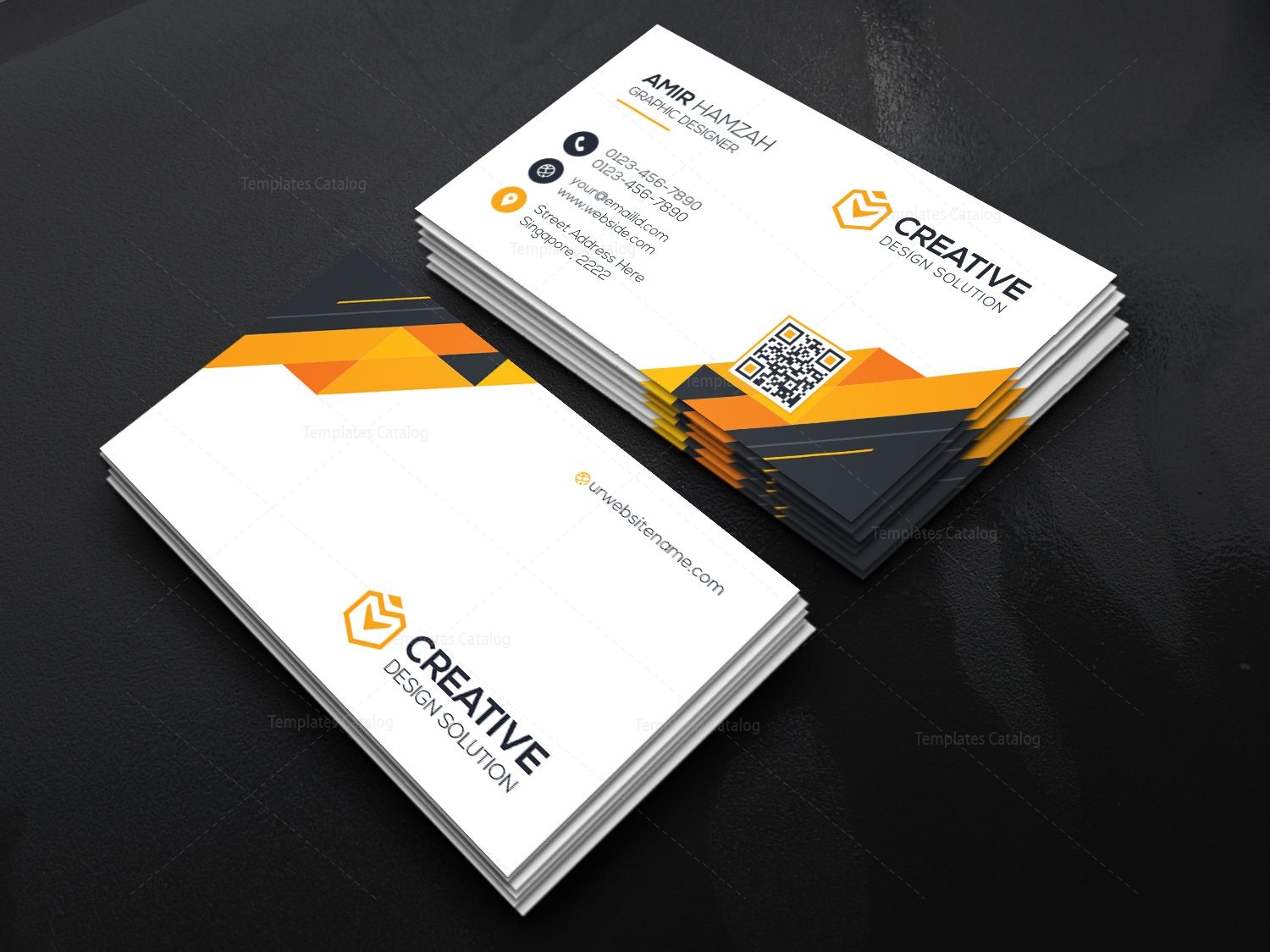 2018 Technology Business Card 000473 - Template Catalog