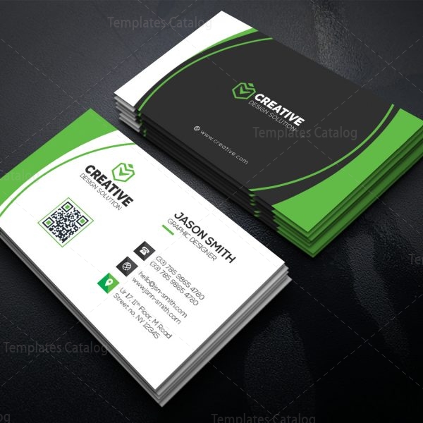 Elegant Business Card Mockup 000516 - Template Catalog