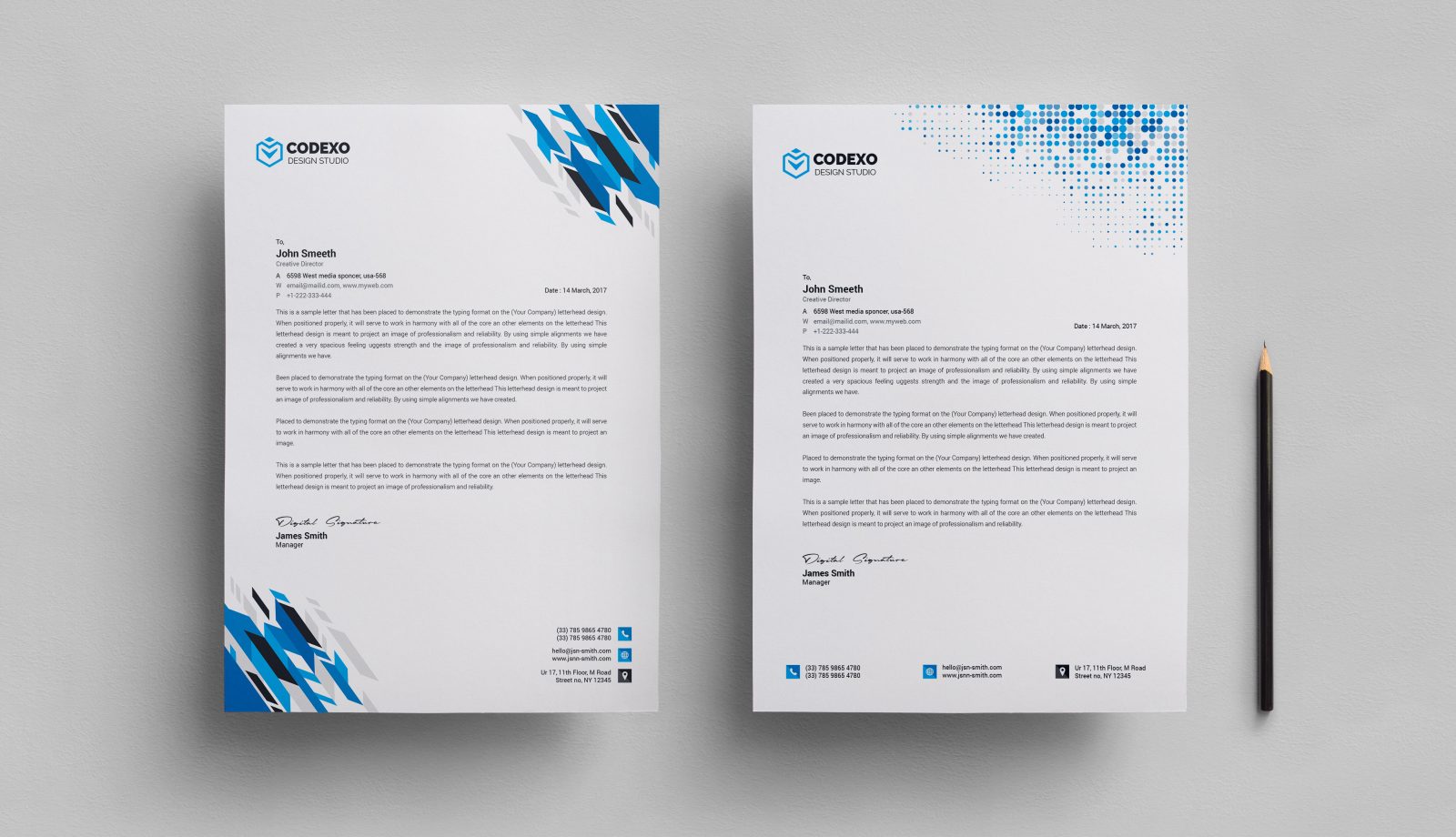  Letterhead Stationery Template 000578 Template Catalog