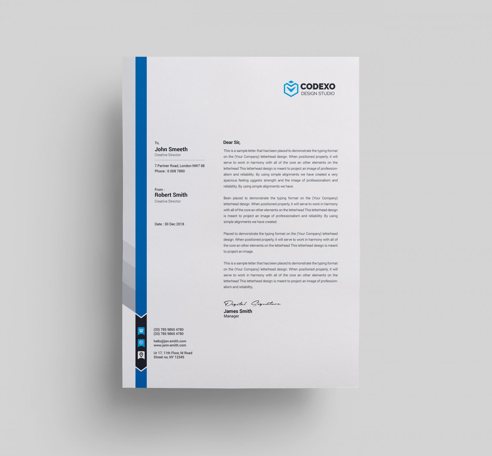 Letterhead Templates 000579 Template Catalog