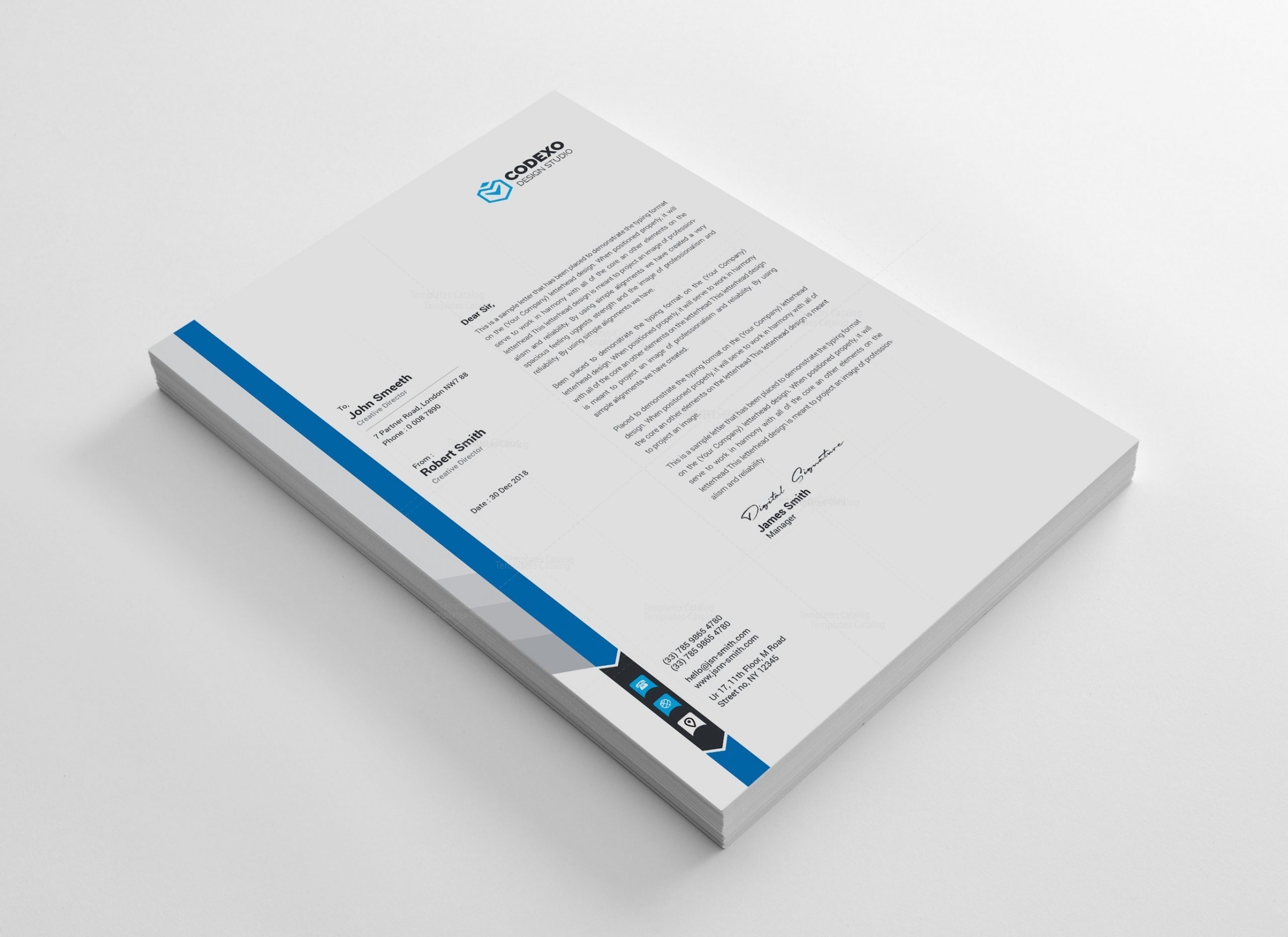 Letterhead Templates 8 - Template Catalog