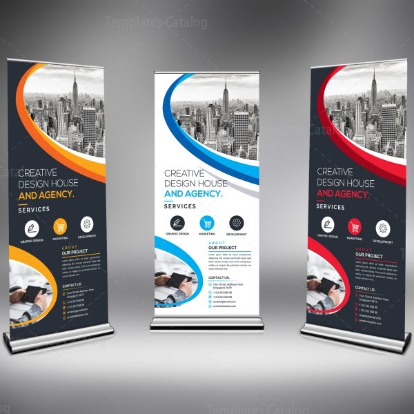 Best Roll-Up Banner Template 000633 - Template Catalog