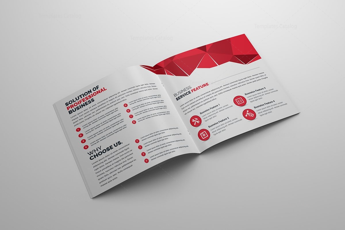 Catalog 0. Square Corporate Brochure. Fold Brochure. Corporate-Business-Bifold-Brochure-Design-Template. Bi Fold Brochure Red.