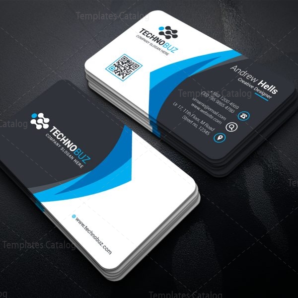 Modern Premium Business Card Template 000738 - Template Catalog