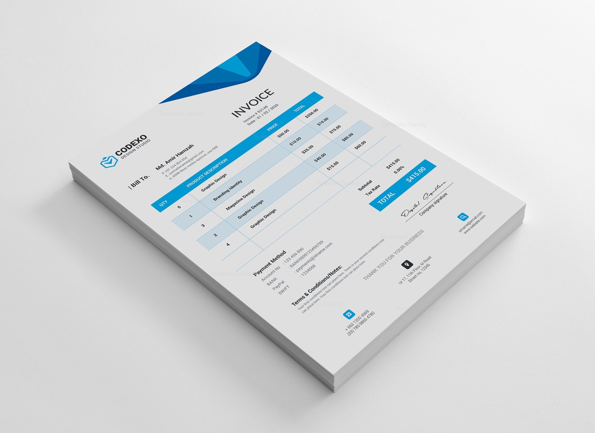 Hera-Stylish-Corporate-Invoice-Template-2 - Template Catalog