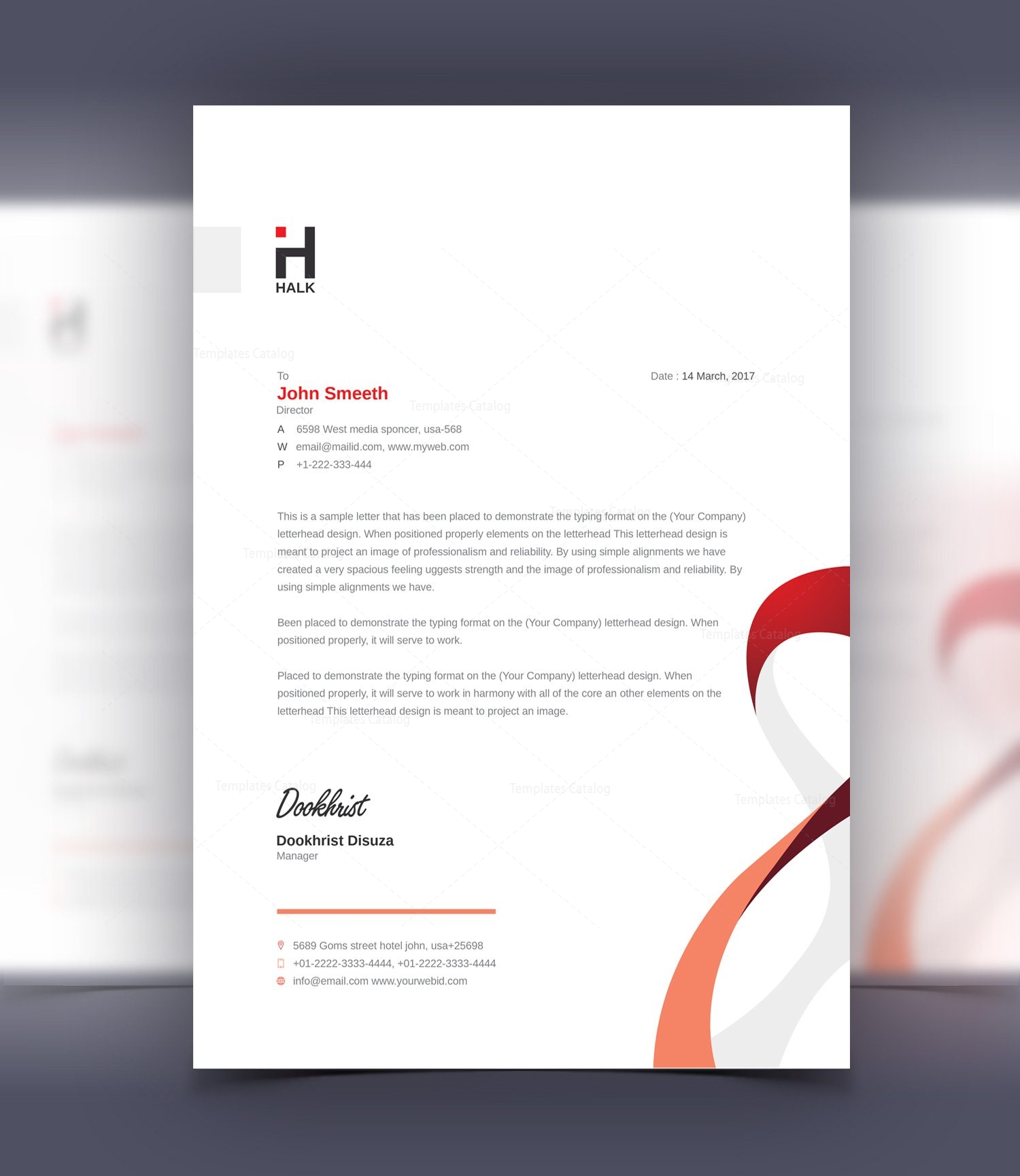 Professional Letterhead Examples