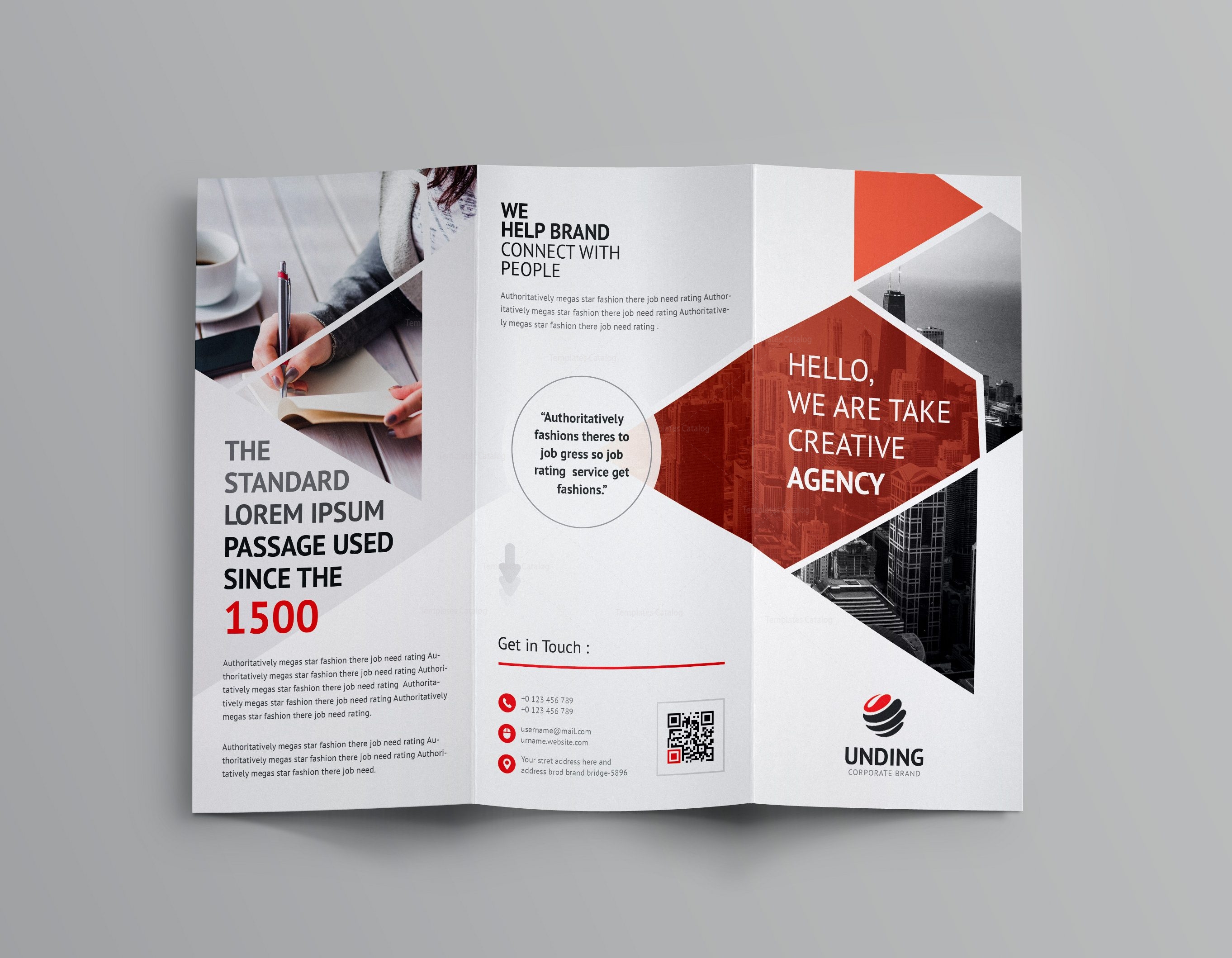 Aether Corporate Tri Fold Brochure Template 001160 Template Catalog