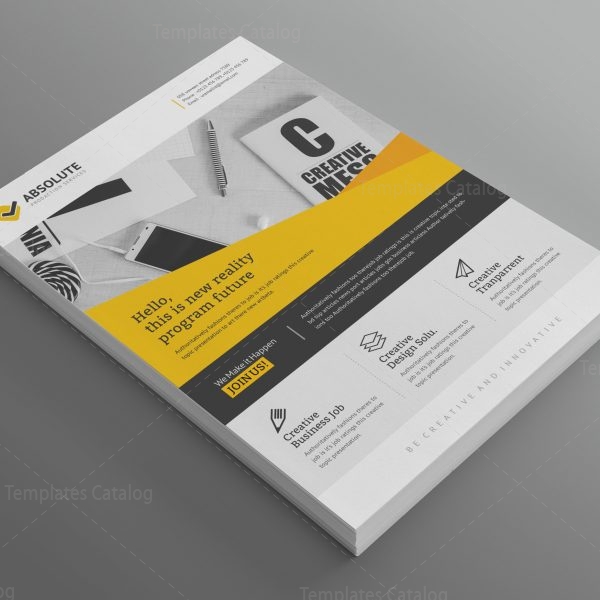 Uranus Modern Professional Corporate Flyer Template 001034 - Template ...