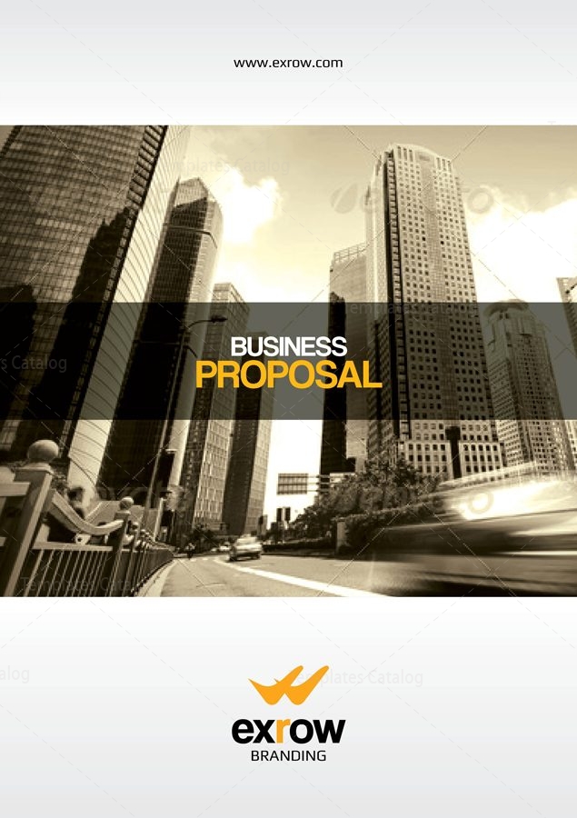 Flora Premium Business Bi-Fold Proposal Template 001291 - Template Catalog