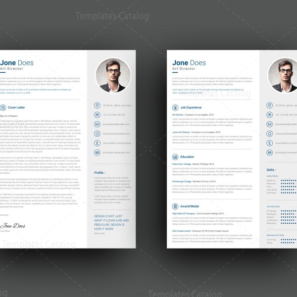 Zeus Premium Professional Resume Template 001264 - Template Catalog