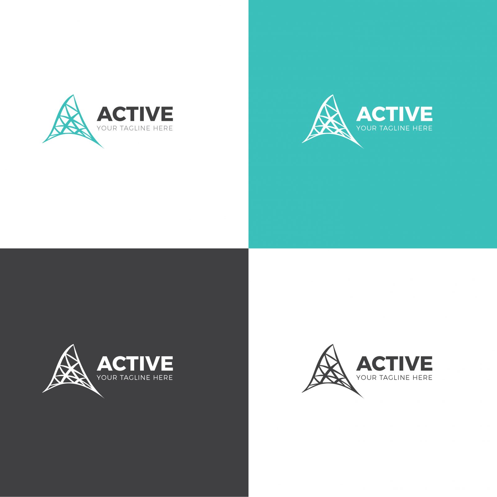 Active Corporate Logo Design Template 001711 - Template Catalog