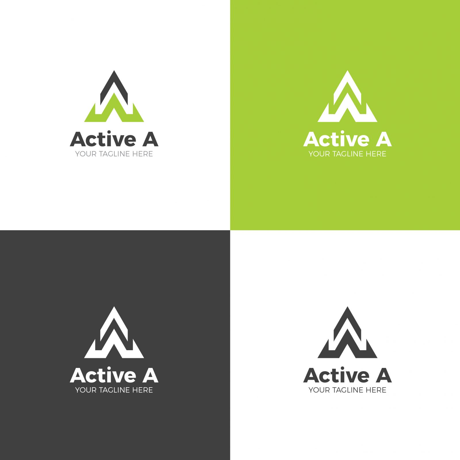 Active Modern Logo Design Template 001908 - Template Catalog