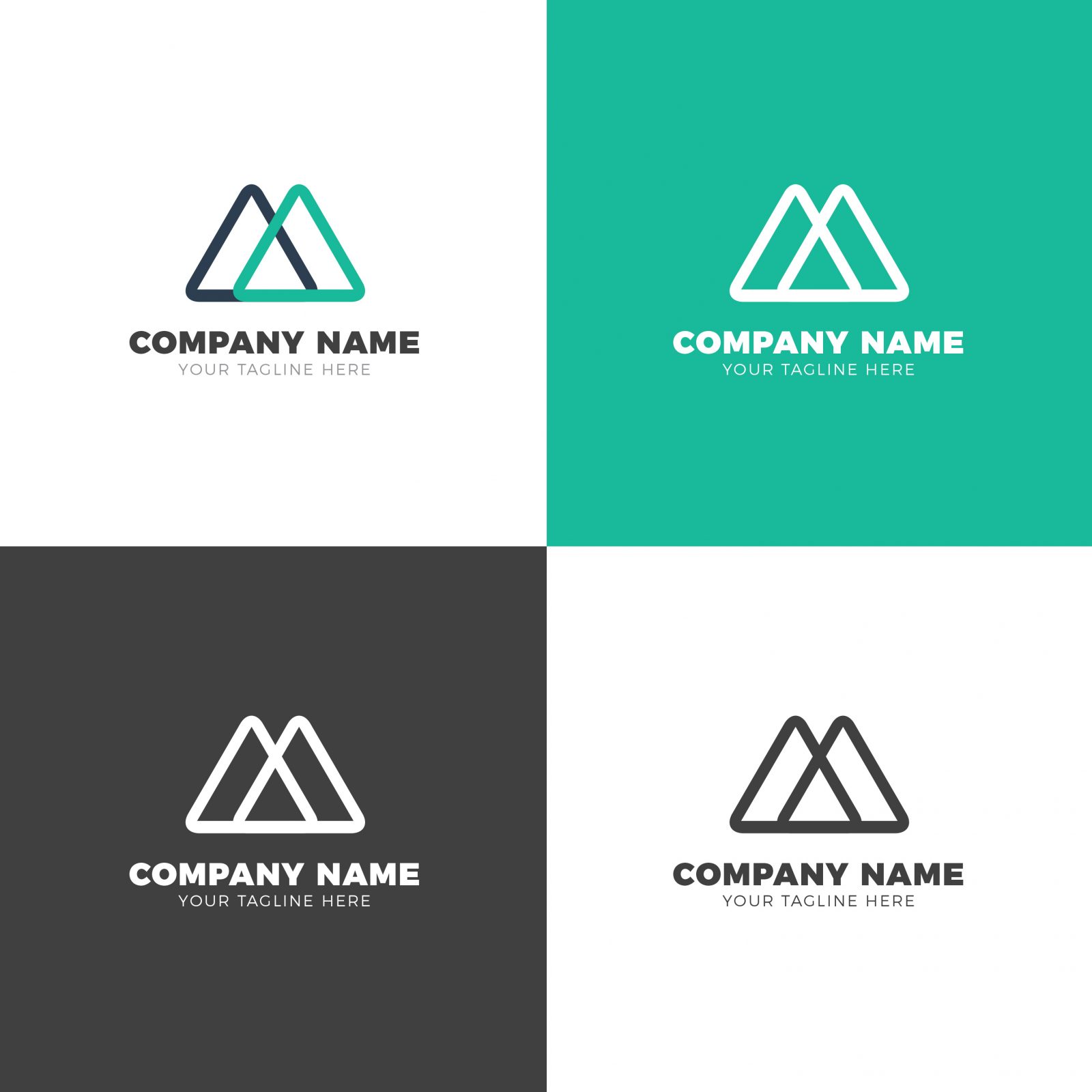 Download Triangle Creative Vector Logo Design Template 001873 ...