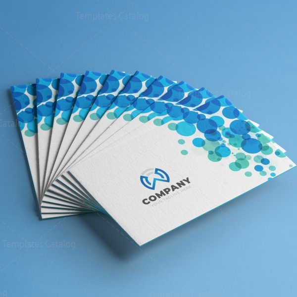 Dots Creative Business Card Design 002202 - Template Catalog