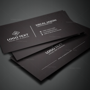 Plain Creative Business Card Design 001663 - Template Catalog