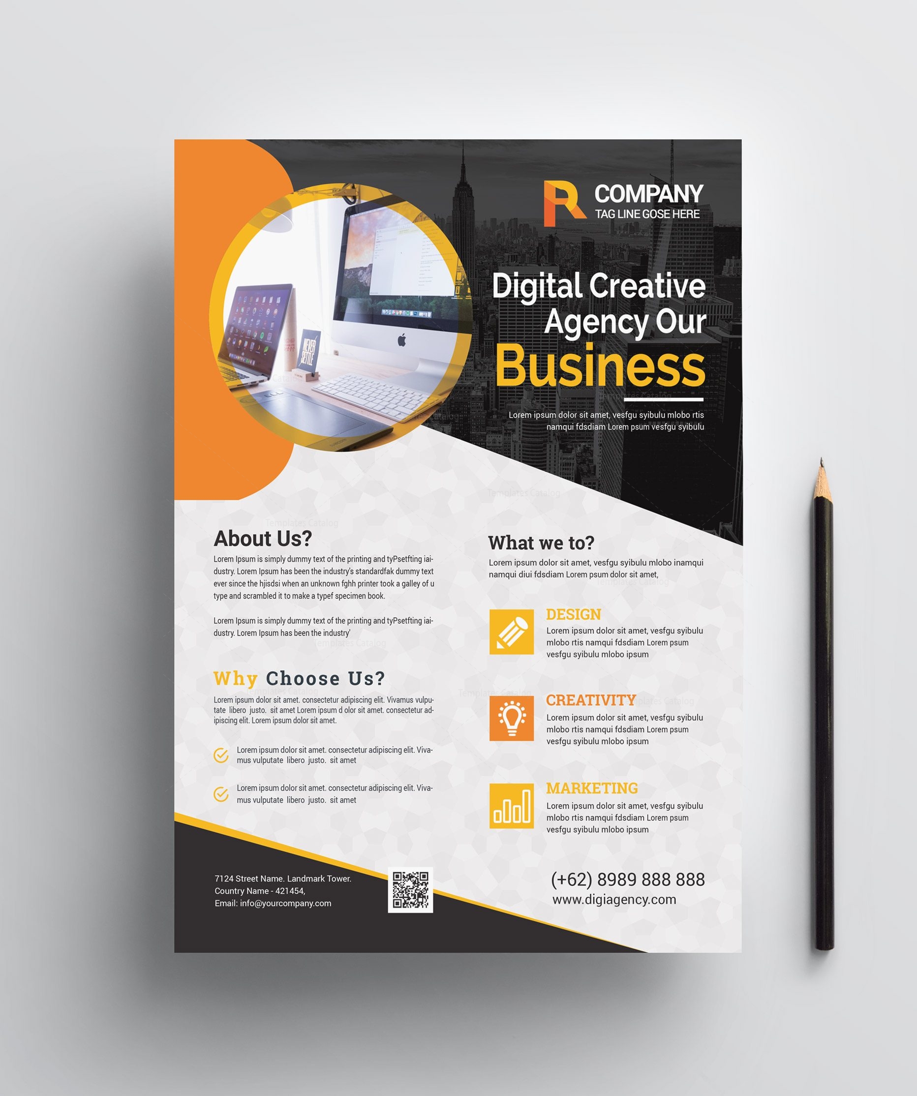 Creative Print Flyer Design 002451 - Catalog