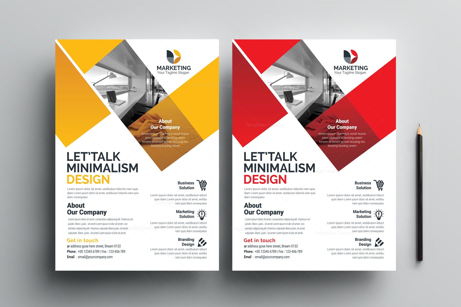 Psd Elegant Flyer Templates 0027 Template Catalog