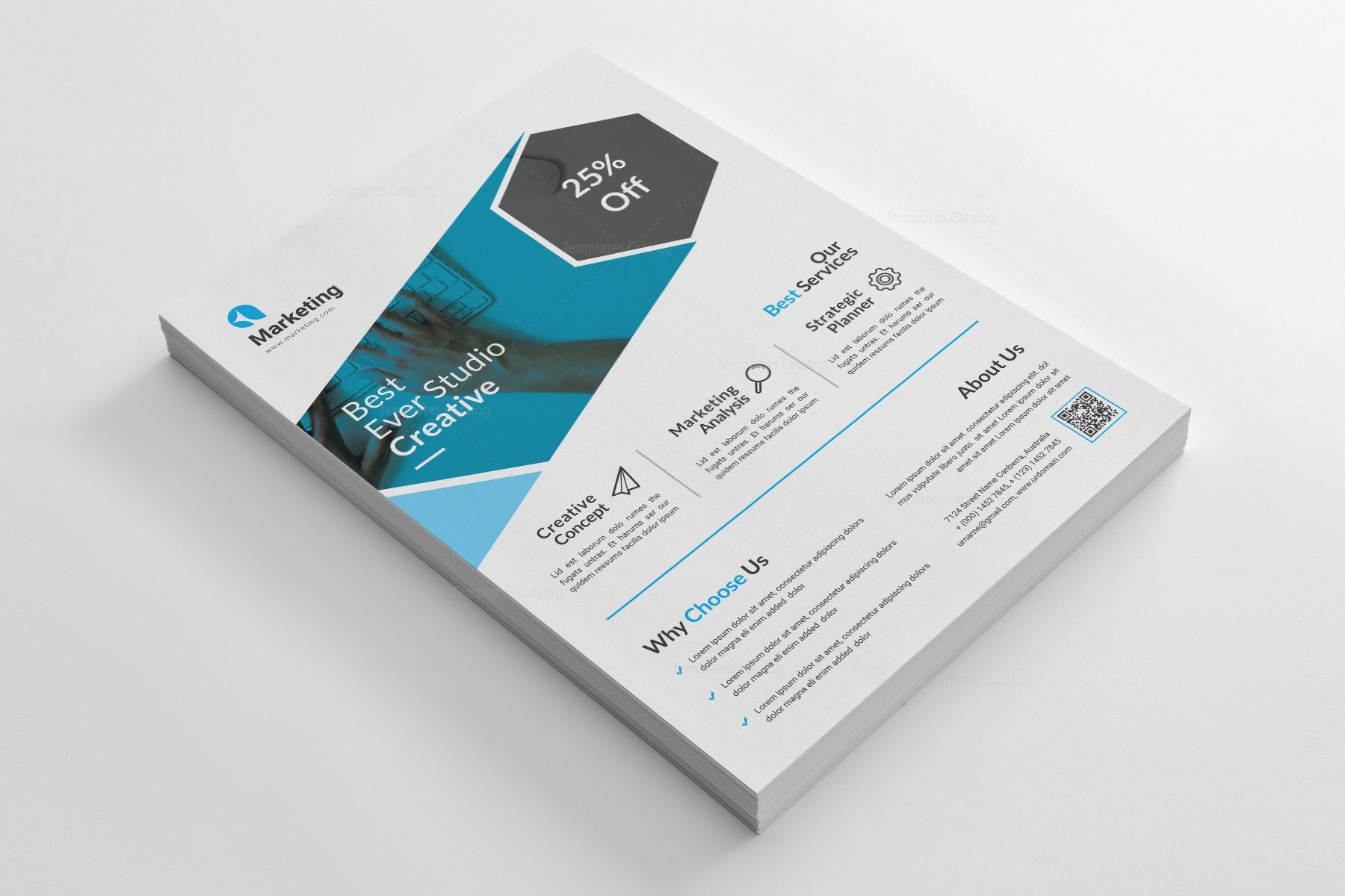 Classy Business PSD Flyer Templates 003008 - Template Catalog