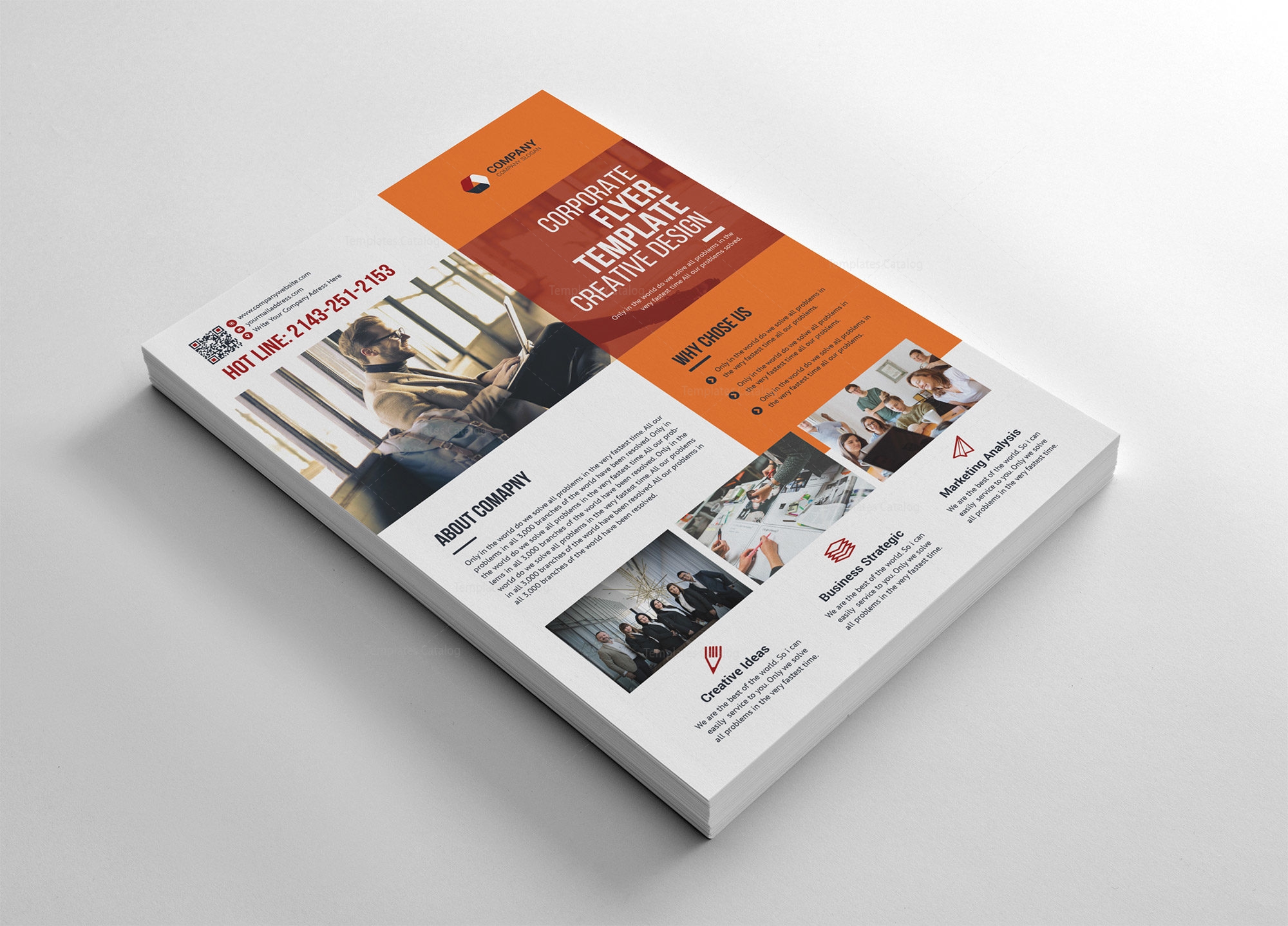 Marketing Flyer Template Design Template Catalog