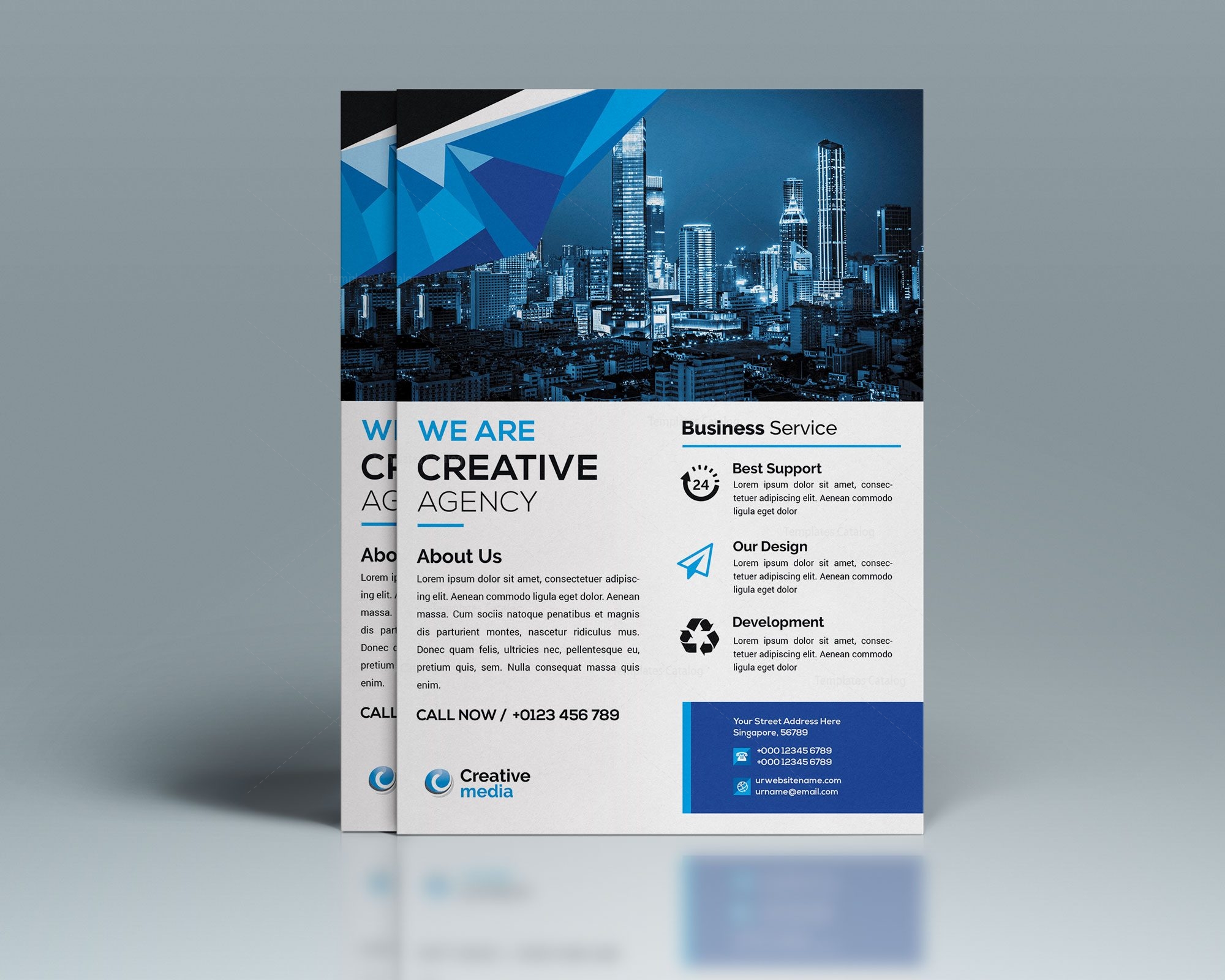 PSD Premium Flyer Template 003469 - Template Catalog